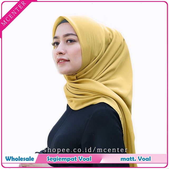 Jilbab Paris Voal Segiempat Square Exclusive / Hijab Basic