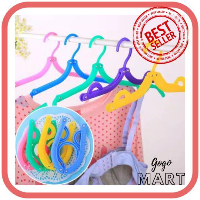 【GOGOMART】Hanger Baju Lipat / Gantungan Pakaian Lipat