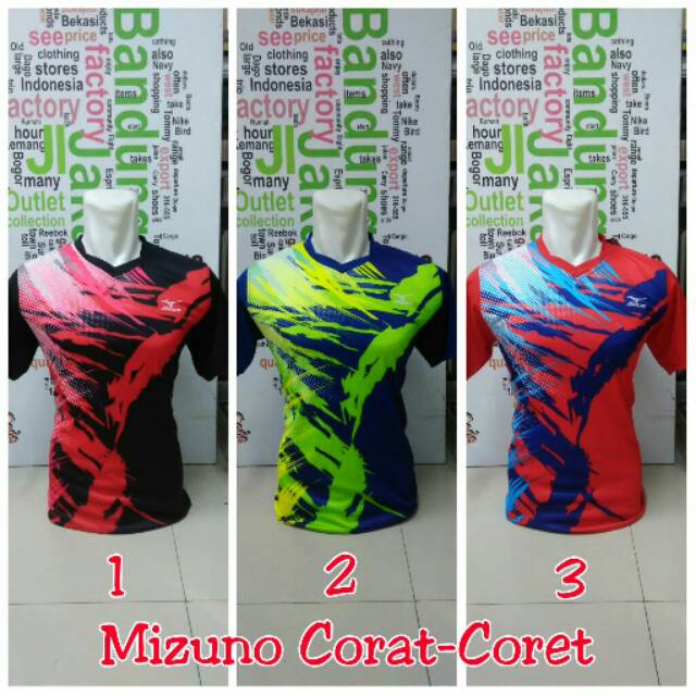 Atasan baju volly mizuno