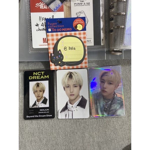 id sticker beyond dream show renjun kihno hello renjun