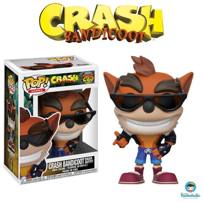 Crash Bandicoot Biker Outfit Exclusive 