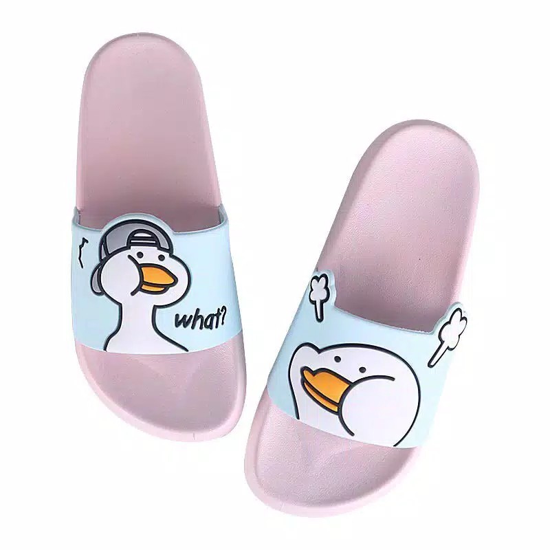 SANDAL WHATGOOSE Sandal anak selop karet lucu anak laki perempuan import