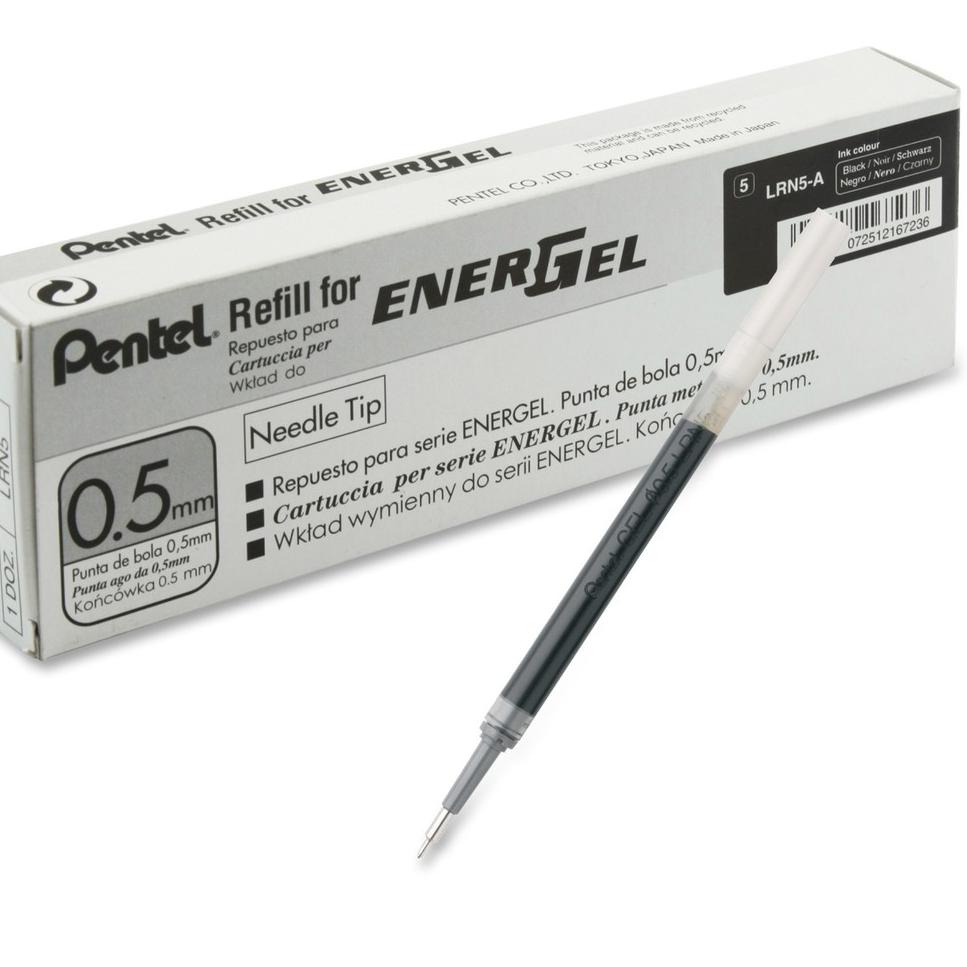 

Serba murah Pentel Refill Pulpen Energel Black 0.5 LRN5-A JH72 ➤