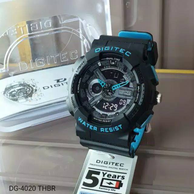 JAM TANGAN DIGITAL SPORT PRIA DIGITEC DG 4020 T DG4020 4020