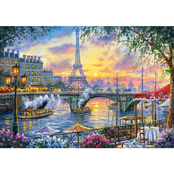 

Produk Terbaru Diy 5D Diamond Painting Paint By Number Le Paris Landscape 30*40 Cm