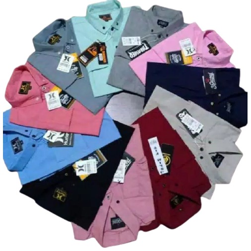 Kemeja Polos Katun Kerja Kantor Formal Lengan Panjang Pria / kemejapria/kemeja