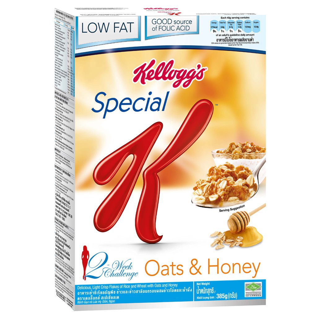 

Kelllogs SPECIAL K OATS HONEY 385 gr