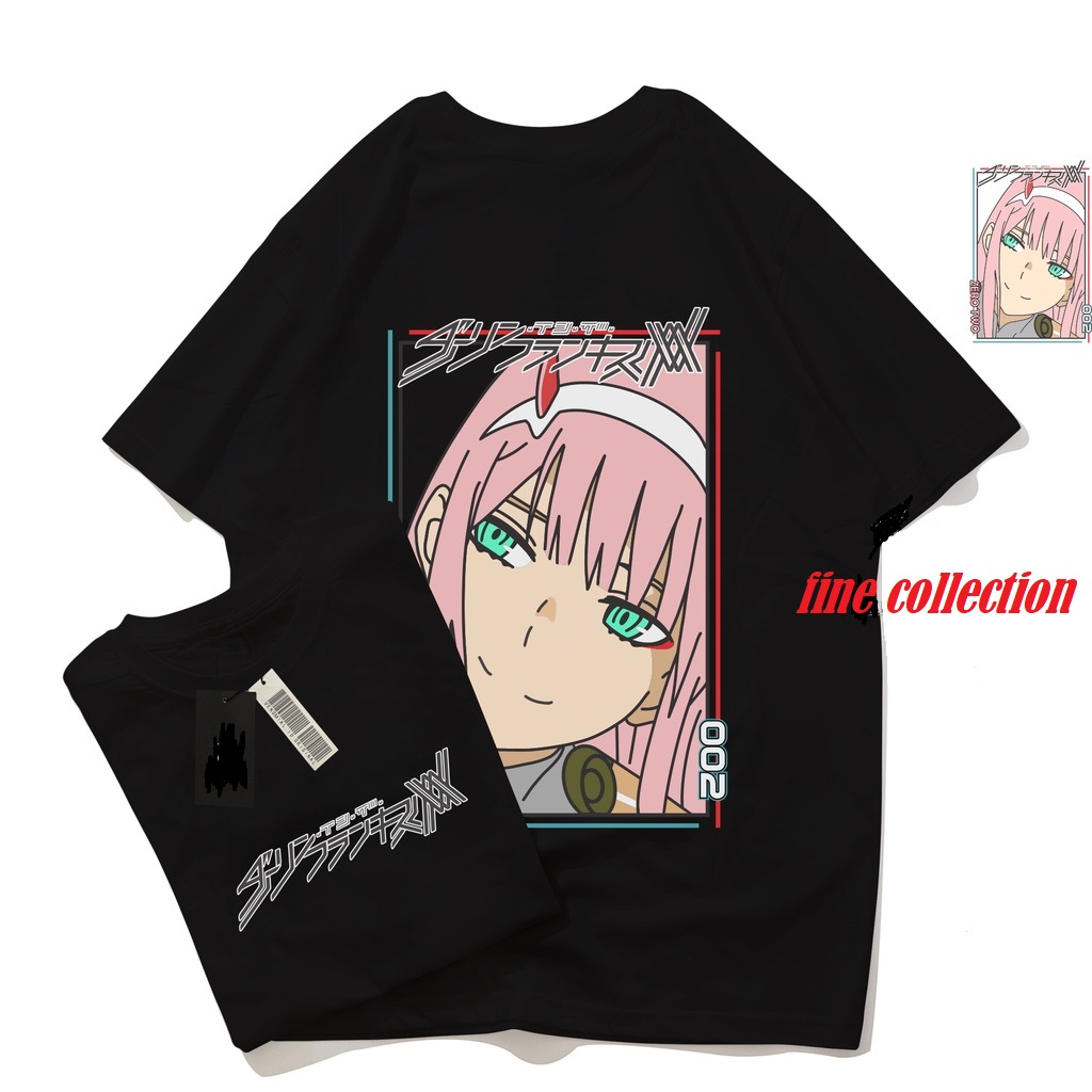 FC - KAOS OVERSIZE ZERO TWO DARLING IN THE FRANXX / Kaos JEPANG / Kaos Waifu