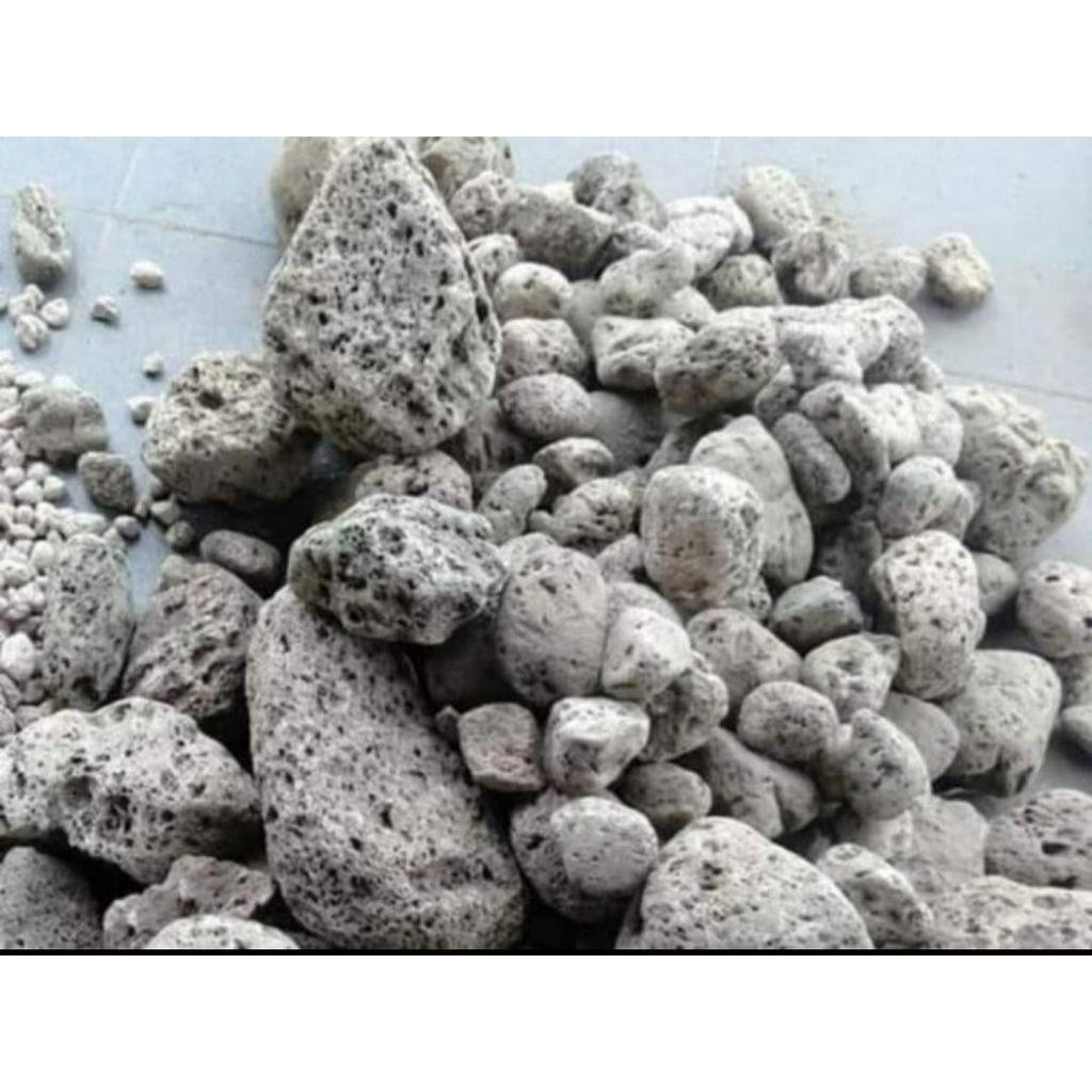 Batu apung pumice / Media filter / Rumah bakteri ISI 500gram