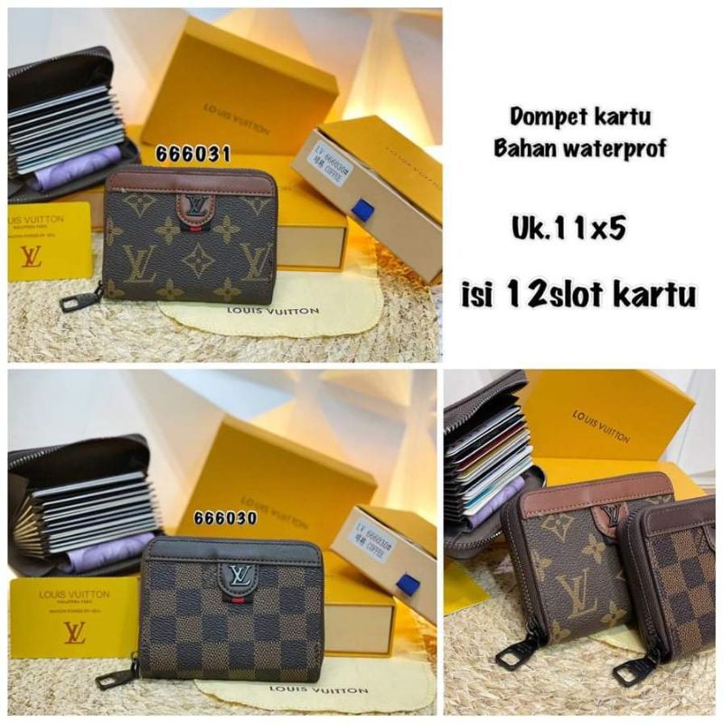 NEW ITEM dompet c*ach dompet kartu card holder mini free box