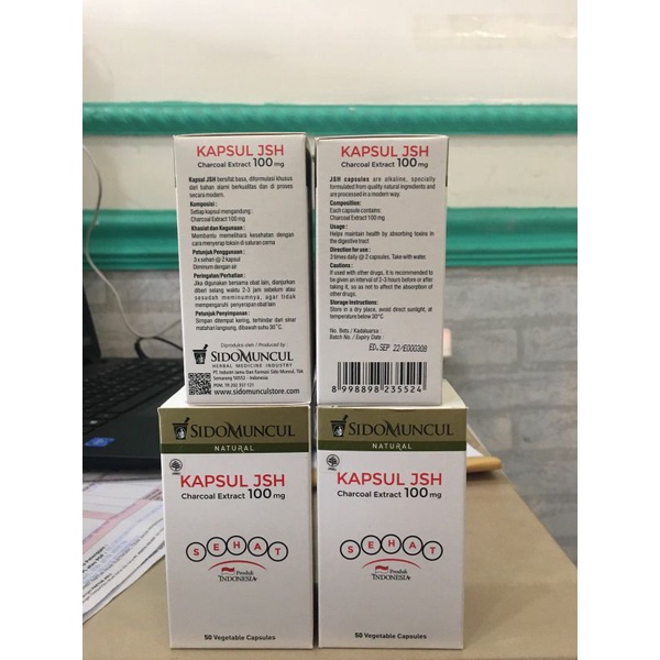 Kapsul JSH 100 mg isi 50 capsul