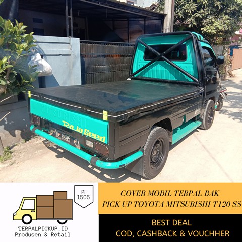 Terpal Cover Mobil Bak Pick Up Variasi Aksesoris Pickup Mitsubishi T120SS