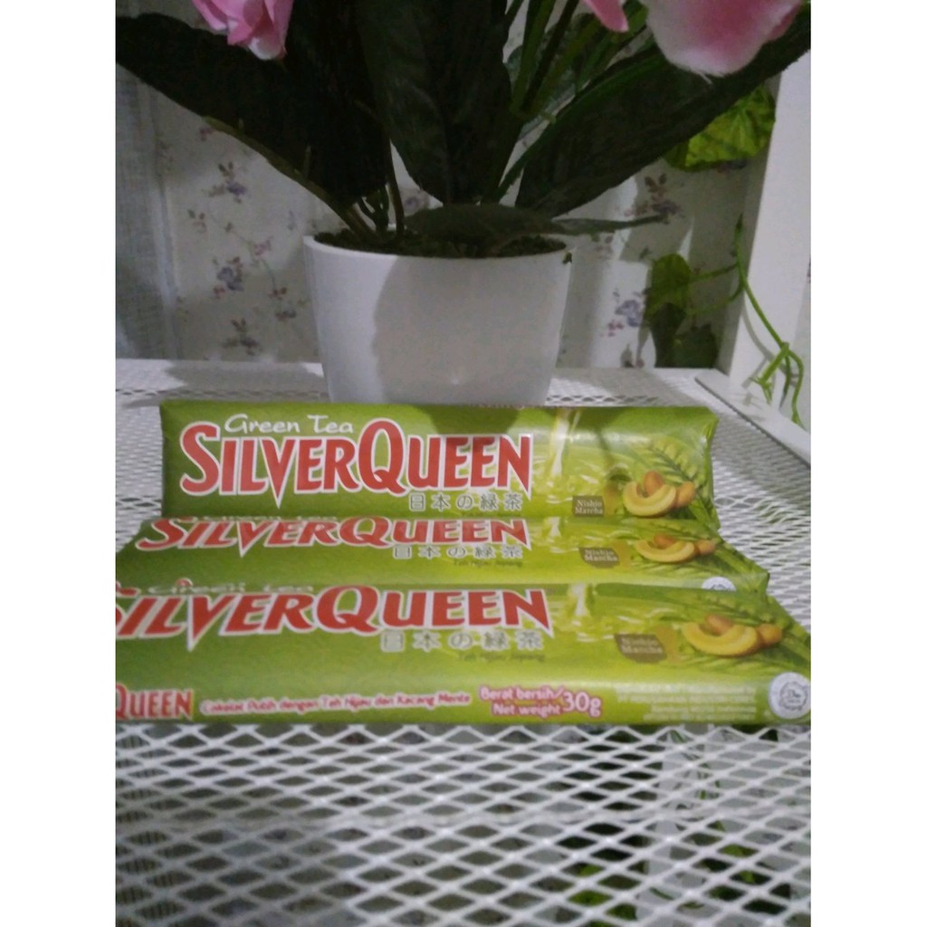 

Jual cokelat Silverqueen green tea 1pcs 30gram Berkualitas