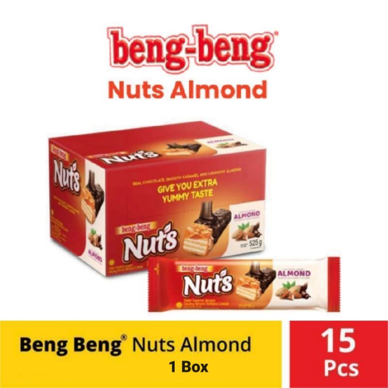 

Beng Beng Nuts Almond Box Isi 15pcs 35gr