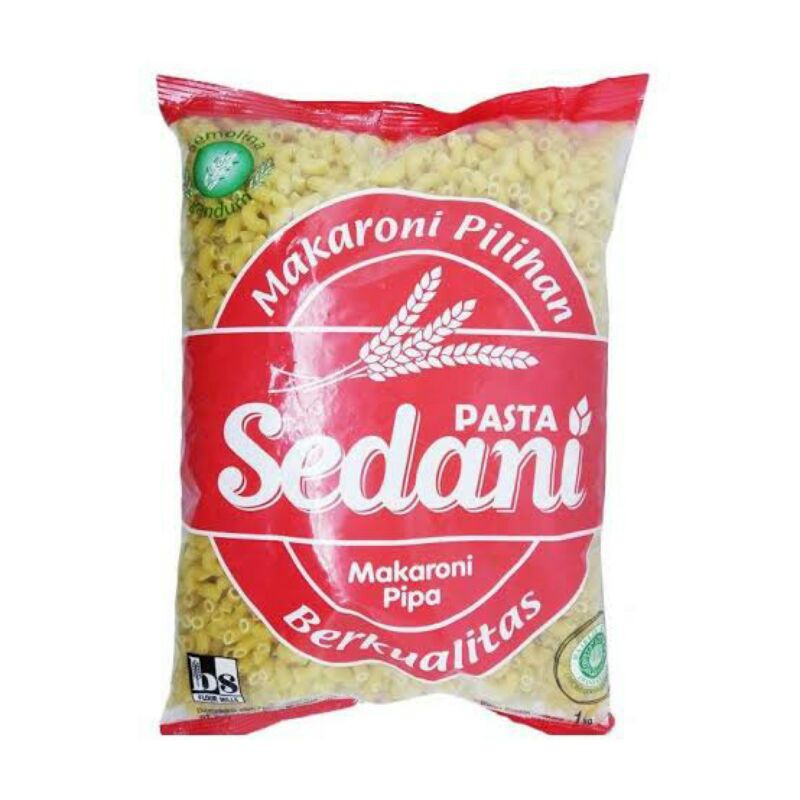 

Makaroni Pasta Sedani Bentuk Pipa 1 kg