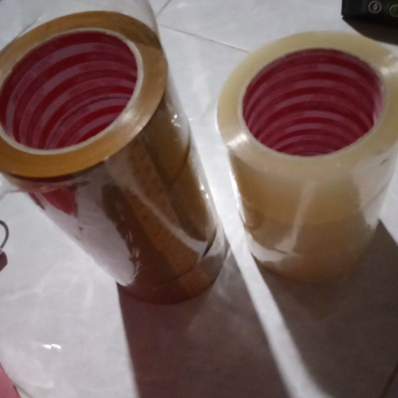 

C054 Lakban Bening 90Yard Isolasi selotip clear tape 45MM Daya Lengket kuat