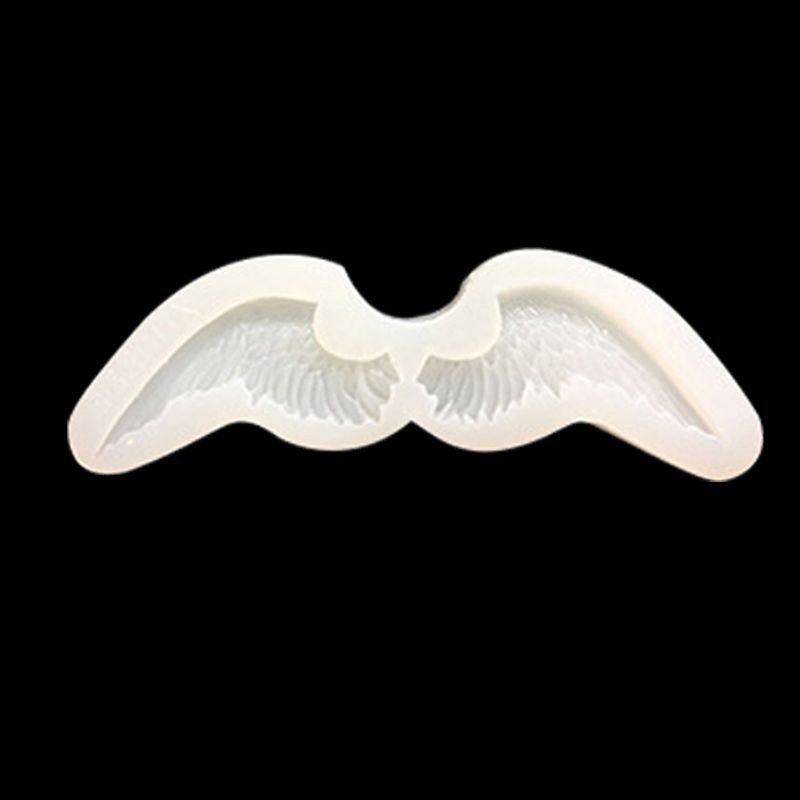 Glitter Angel Evil Wings Pendant Resin Casting Mold Silicone Mold Jewelry Making Tools