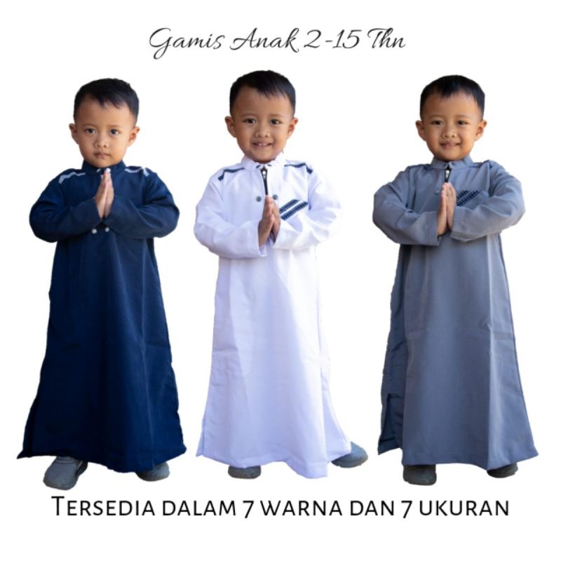 Gamis Pakistan  Anak Laki-Laki 2-16Thn