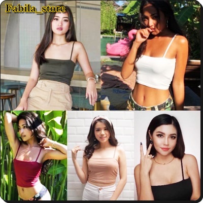 TankTop Wanita Polos / TankTop Wanita Tali Kecil / Tank Top Crop-1