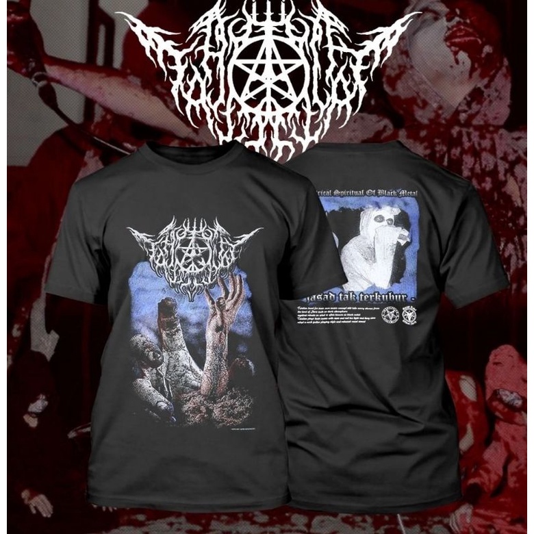 ( COD ) TSHIRT BAND METAL TAHLILAN KAOS METAL ORIGINAL RLSD BY GARASI REBEL M-XXL /  BAJU MUSIK BAJU