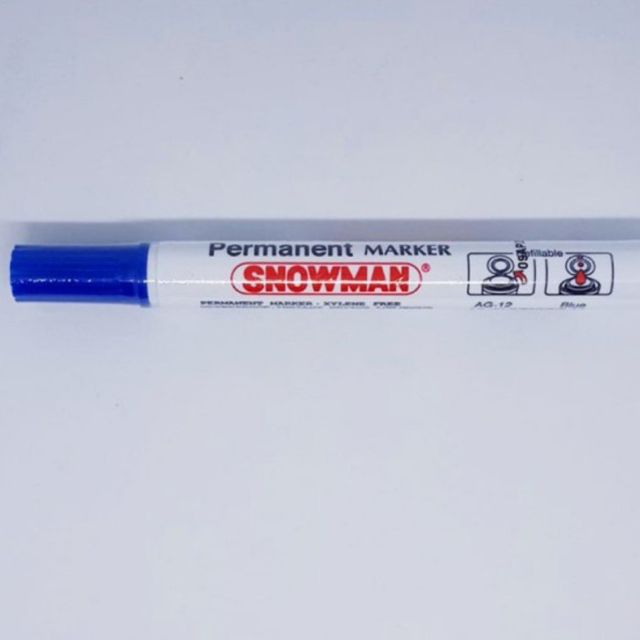 

Produk Unggulan Spidol Snowman Ag 12 Permanent Sedus (12Pcs) Gilaa!!!