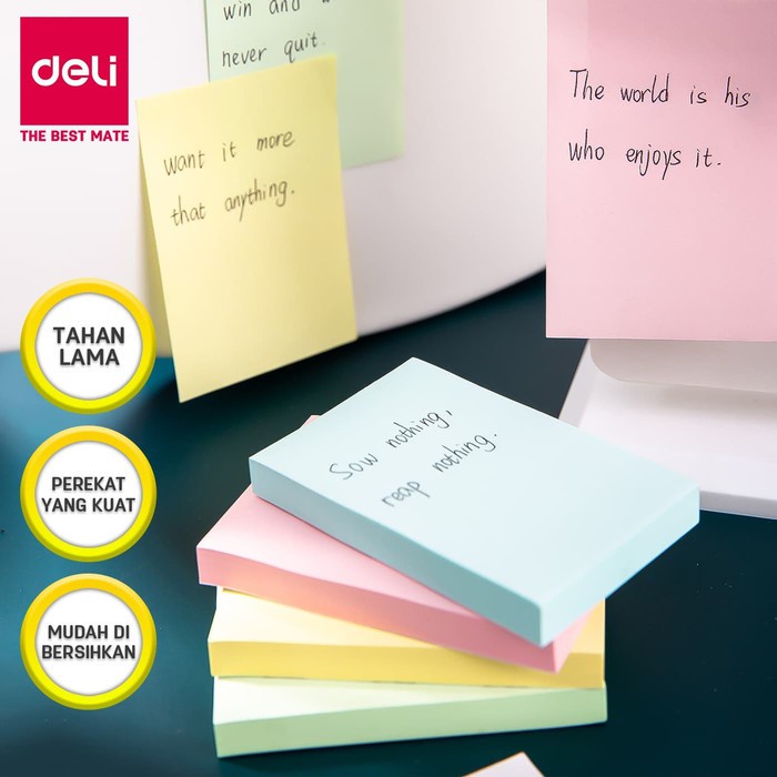 

DELI Sticky Note Warna Pastel EA01203 EA01303 EA01403 EA01503