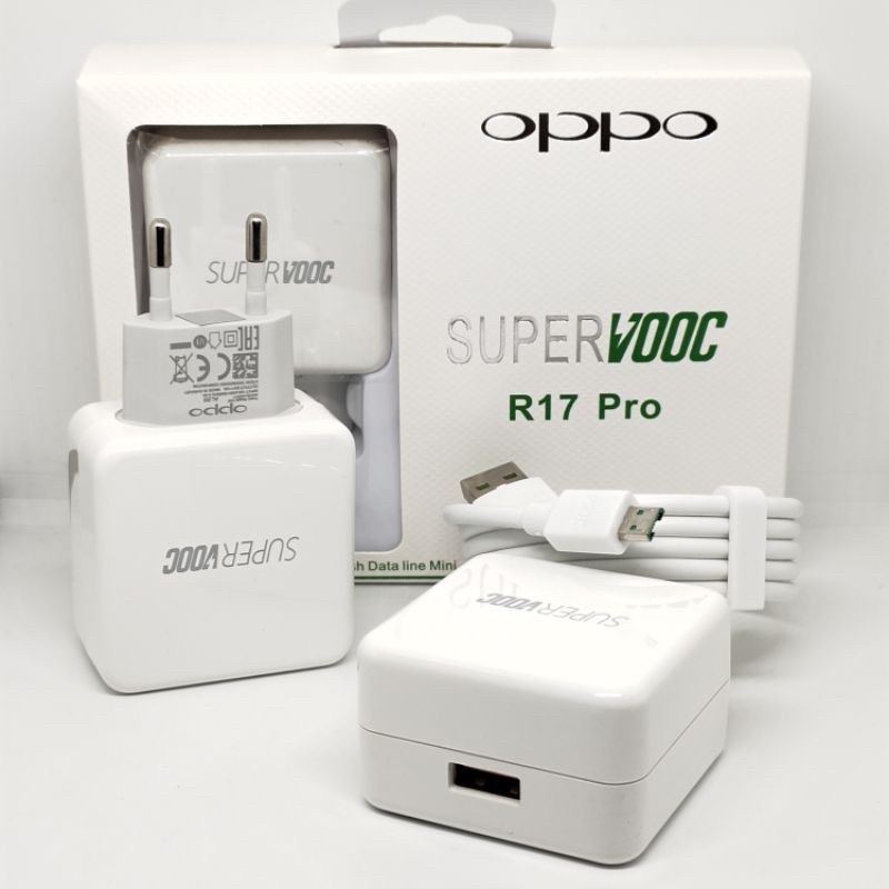 Charger Oppo R15 / R17 4A Micro Usb Support VOOC Fast Charging Original