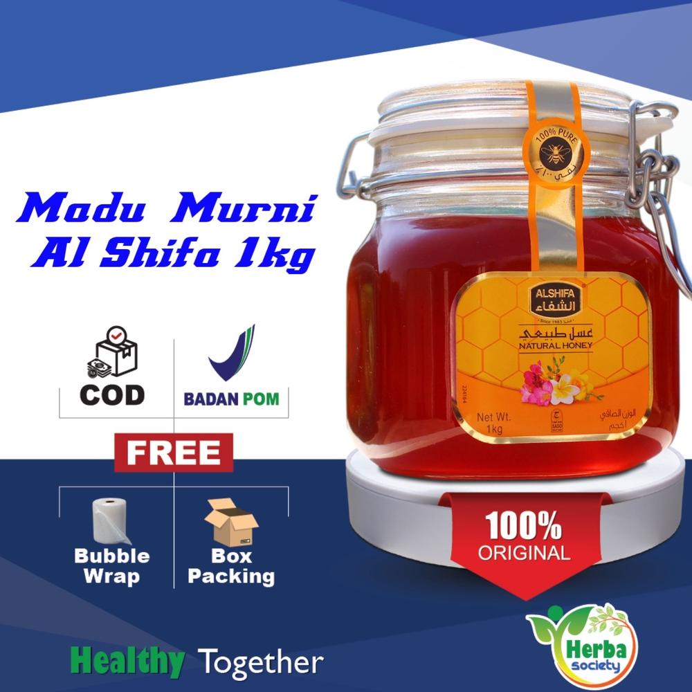 

Madu ALSHIFA 1KG ASLI / Madu Murni Al shifa 1 KG Herbal 100% Original / Oleh Oleh Haji & Umroh ASLI