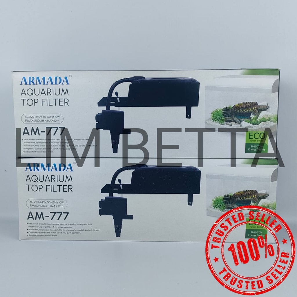 TOP FILTER ARMADA AM-777 / TOP FILTER AQUARIUM 3 IN 1 ARMADA