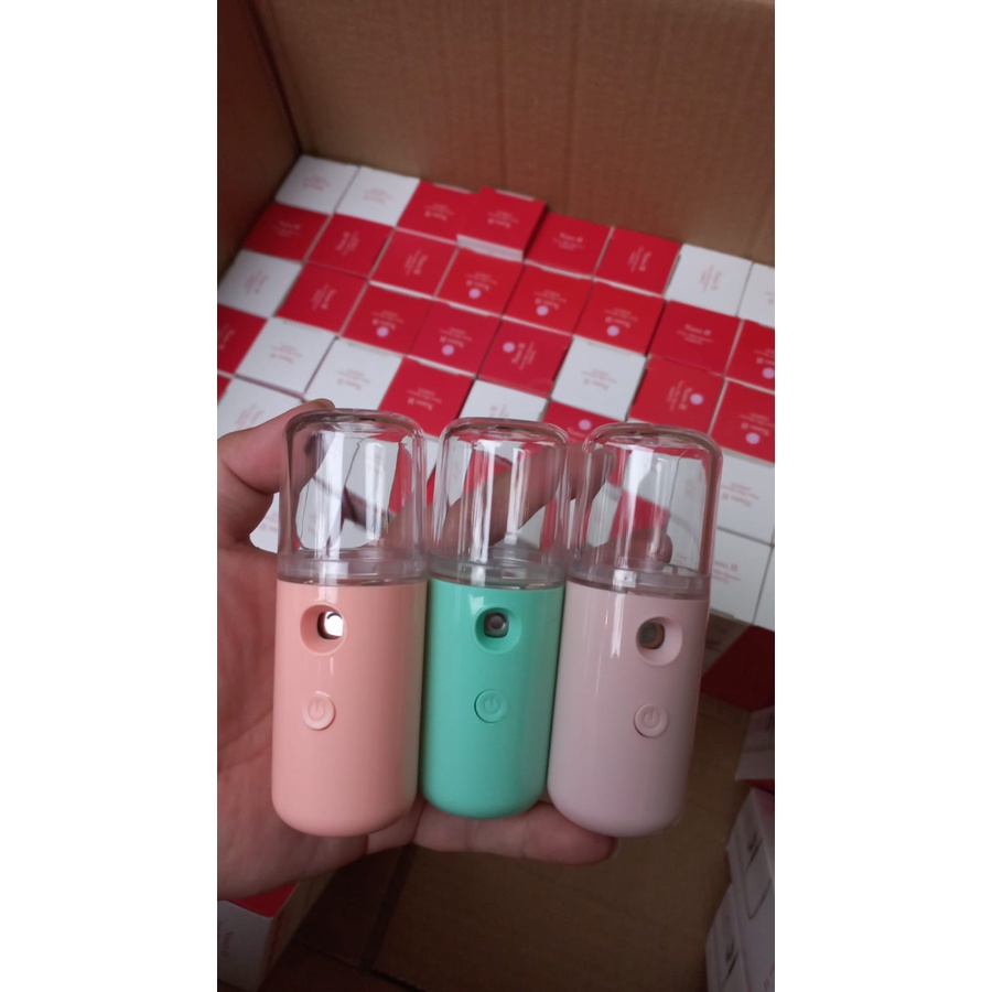 VS BG - BIG SALE Nano Spray Portable / Mist Sprayer Perawatan Wajah Pelembab Wajah Mini USB nano seprai