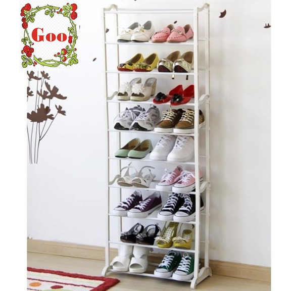 Barang Unik Amazing Shoes Rack 10 Tingkat Rak Sepatu Sendal Highheels Tempat Sepatu Shopee Indonesia