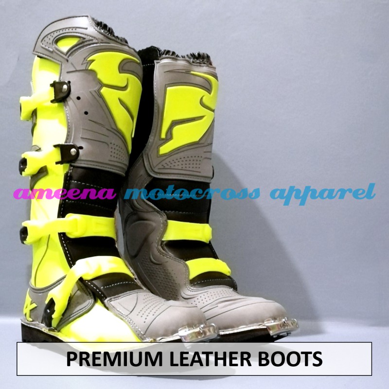 Sepatu Thor Premium Leather - Sepatu Trail - Sepatu Motocross - Sepatu MX - Sepatu Enduro - 014