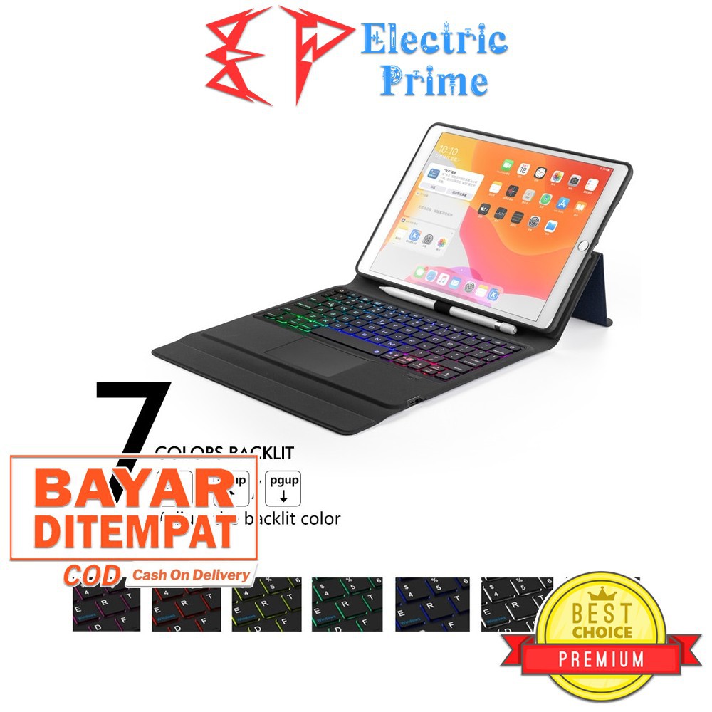 Keyboard Case iPad Air 10.9 Gen 4th 2020 5th TRIPLEDI Touchpad Track Backlit A2588 A2589 A2591 Bluetooth Cover