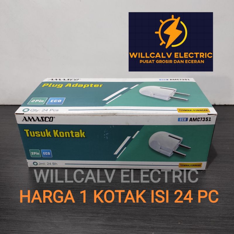 HARGA 1 KOTAK ISI 24 PC STEKER ARDE AMASCO AMC7351 TERMINAL KUNINGAN / STEKER BULAT ARDE AMASCO AMC7351 TERMINAL KUNINGAN