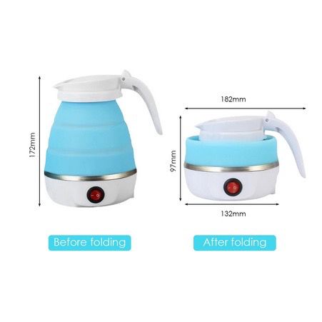 Teko Lipat Electric Kettle portable 600ml TEKO LISTRIK lipat pemanas air