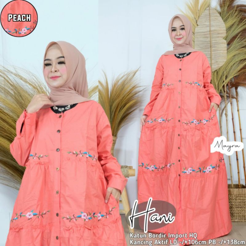 Gamis polos HANI ori MAYRA