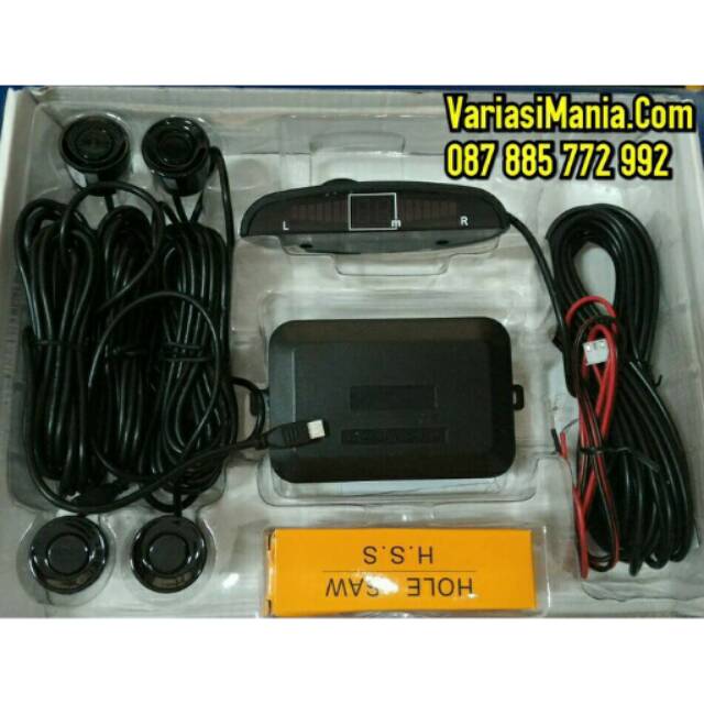 Sensor Parkir 4 Titik + Display UniversaL