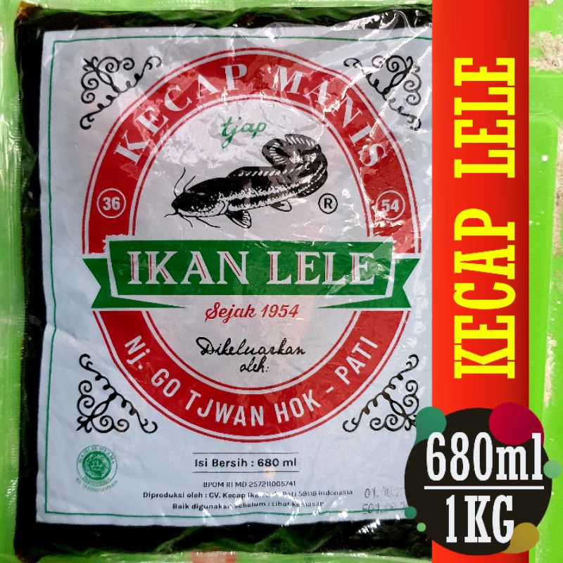 

Kecap Lele Cap Ikan Lele 680ml 680 ml 1KG manis khas Pati