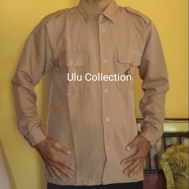 Baju Pramuka Cowok Lengan Panjang Rapilo Twis