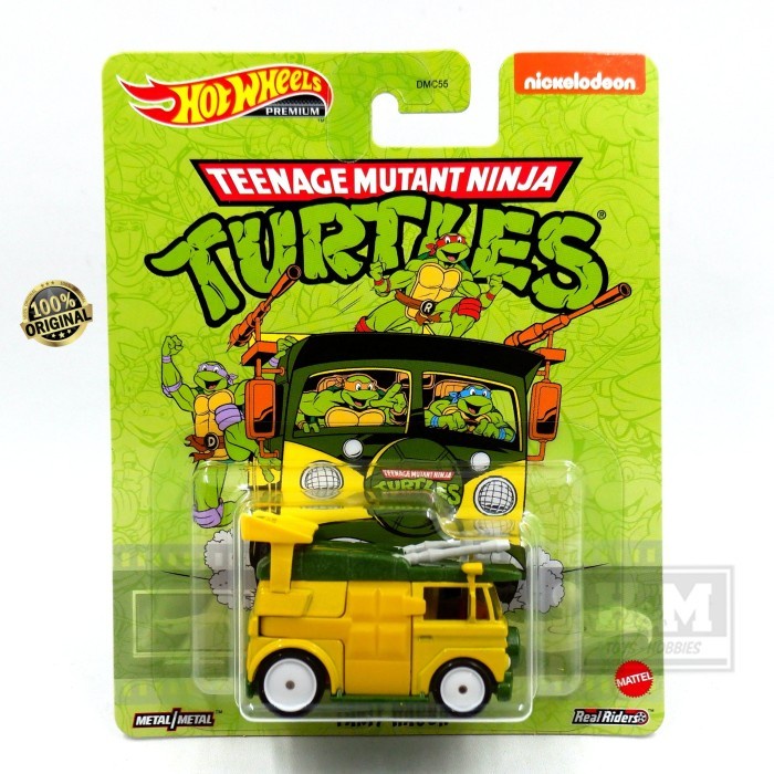 Hot Wheels Premium Party Wagon TMNT Nickelodeon - DMC55-965T - HOT WHEELS