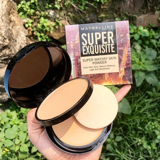 Bedak Maybelline Super Exquisite 2 in 1 - Bedak padat dan Basah