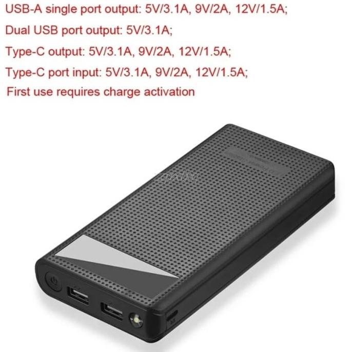 AVRIL - Modul Powerbank LED Quick Charger / Modul Power Bank LED Quick Charger - Biru Muda