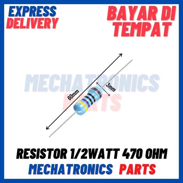 [PAS-9477] RESISTOR 1/2WATT 470OHM