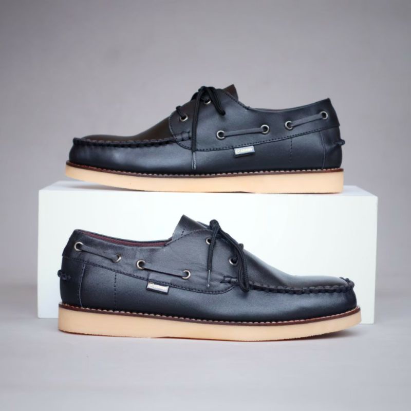 Sepatu Casual Pria Zapato Kulit Asli Kerja Santai Kuliah Leather Loafers