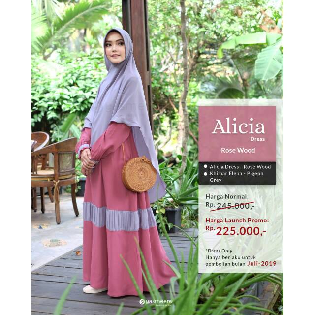 PROMO TERBARU ALICIA DRESS YASMEERA