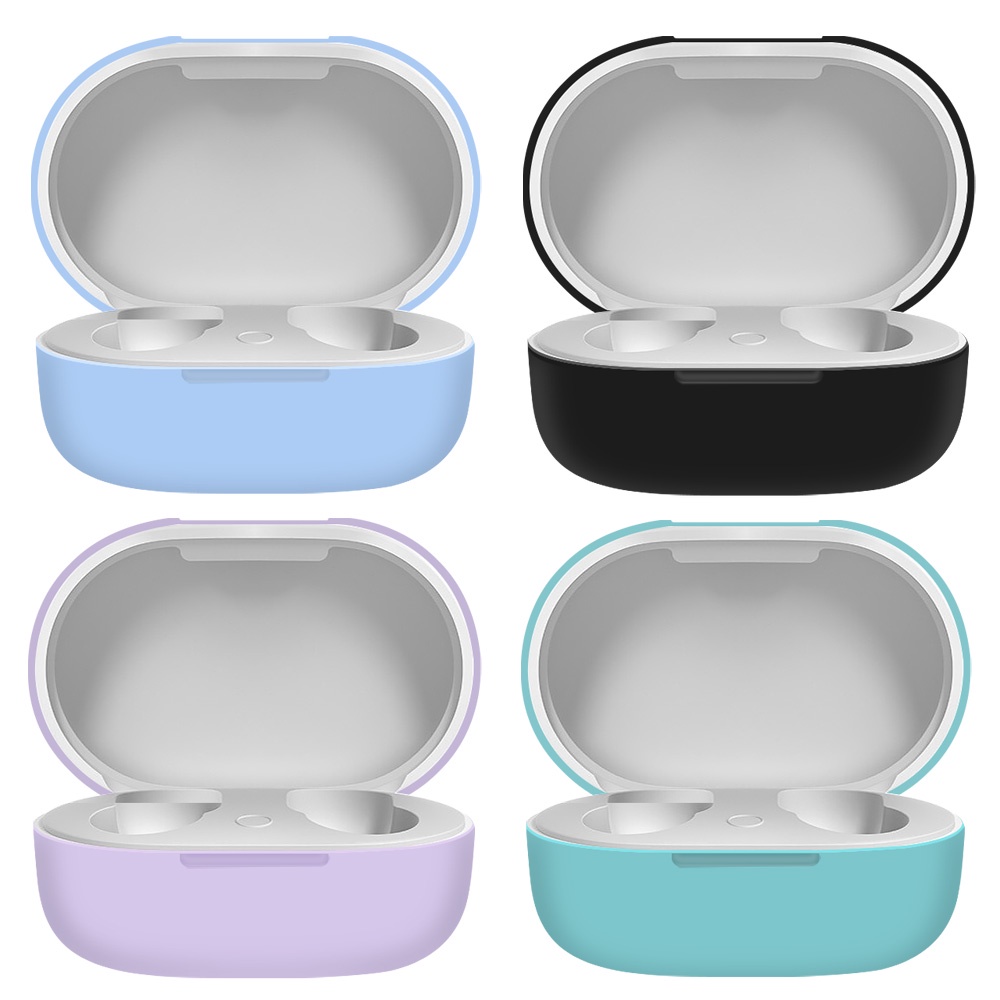Case Pelindung Headset Wireless Bahan Silikon Lembut Portabel Untuk Redmi Airdots