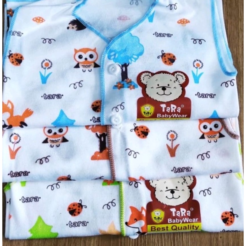 BAJU BAYI TARA LENGAN KUTUNG - BAJU BAYI - BAJU BAYI MURAH - BAJU LENGAN BUNTUNG 3pcs baju tara lengan buntung /