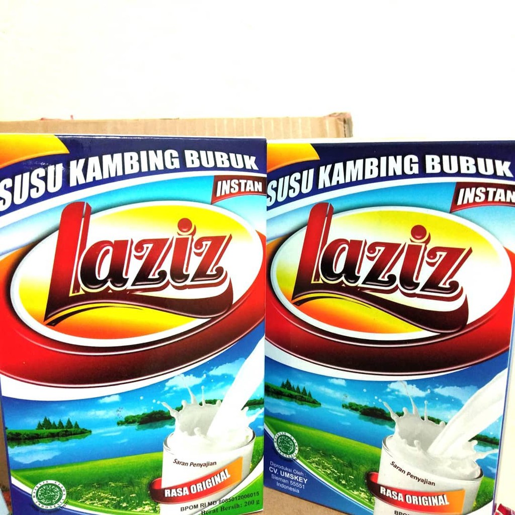

Susu Kambing Ettawa Laziz / Lazis Original (Goat Milk Powder, Nutrisi)