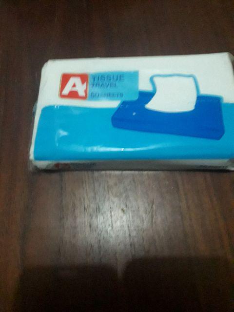 12 Pieces Tissue Travel Alfamart 50 Sheets / Travel Tissue / Tisu Travel