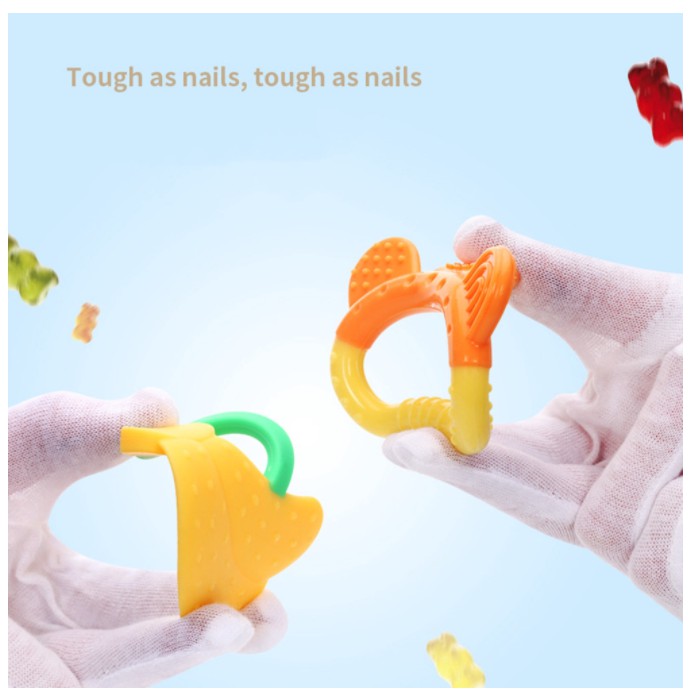 Rubber Fruit Teether Bayi Murah BPA FREE Yeo Yeo Buah CBKS 12 LC